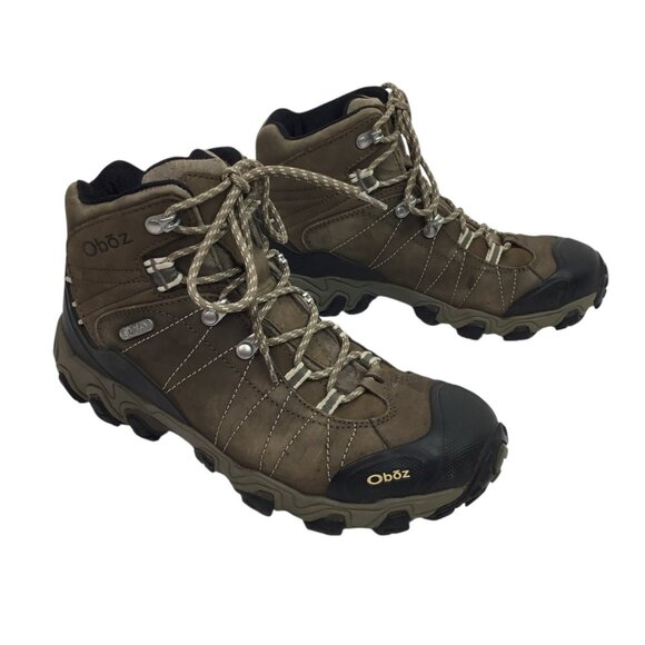 Oboz Bridger Mid BDRY Waterproof Womens 10 Leather Hiking Boots Brown - Picture 8 of 12